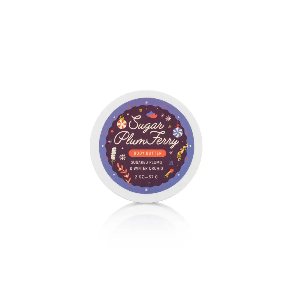 Locally made in Charleston, SC Sugar Plum Ferry Christmas body butter