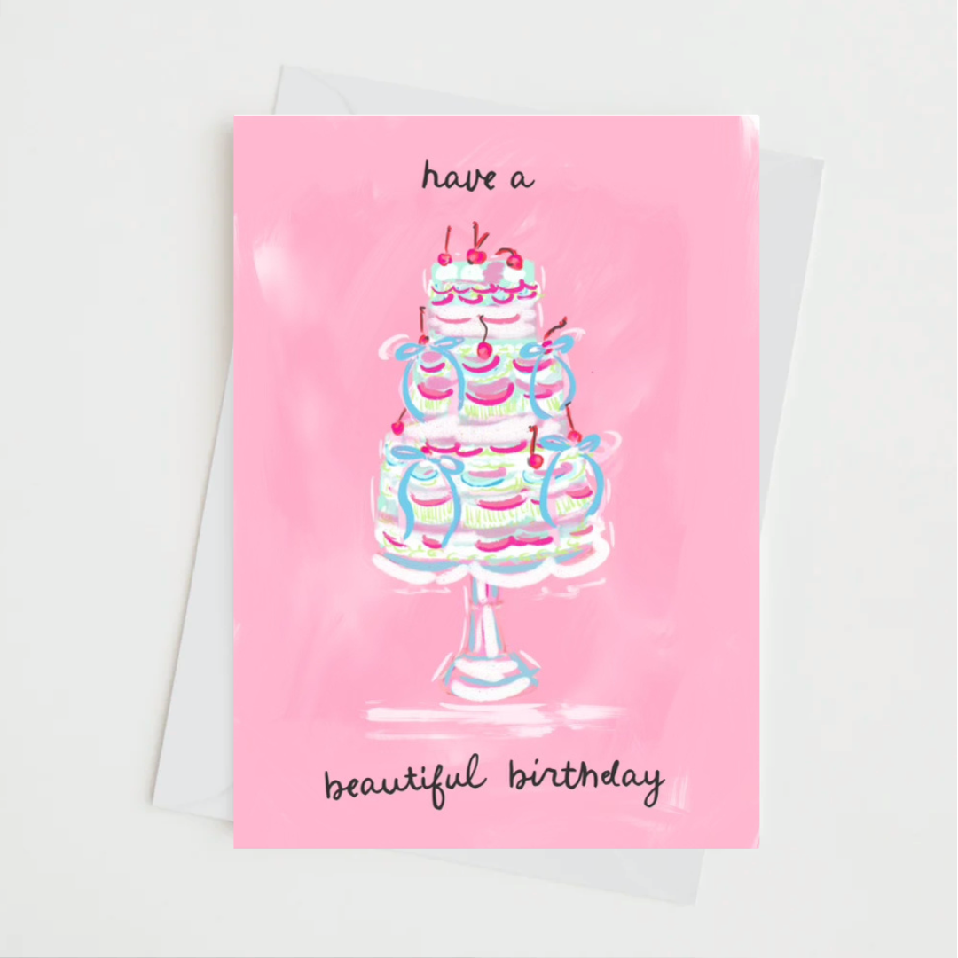 BEAUTIFUL BIRTHDAY -Note Card