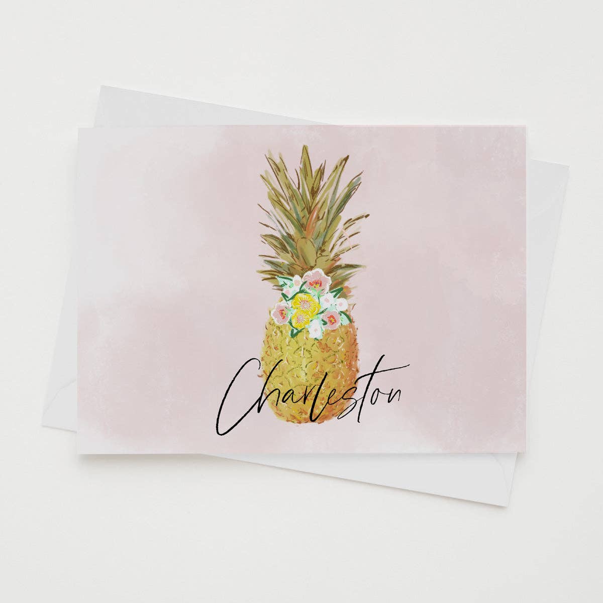 CHARLESTON PINEAPPLE -Note Cards