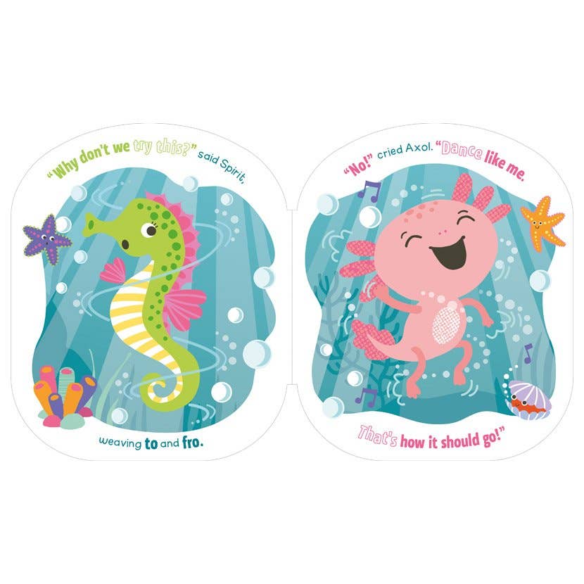 Board Book Squish and Snugg Groovy Axolotl