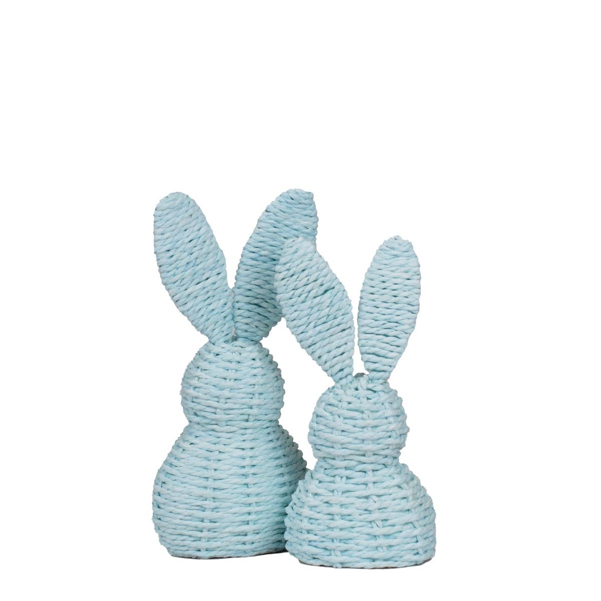 Blue Woven Bunny