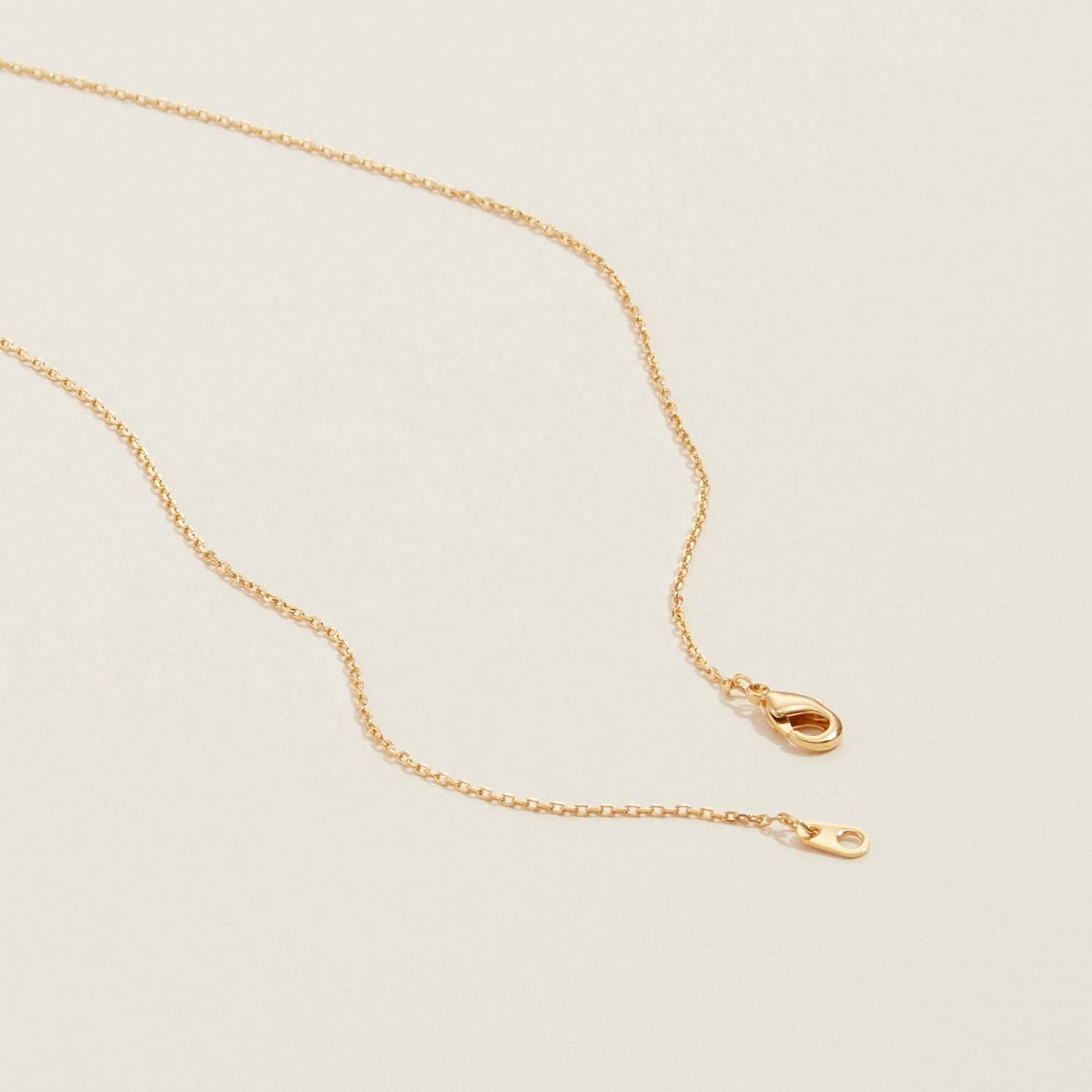 Gold Dipped Petite Lock Pendant Necklace
