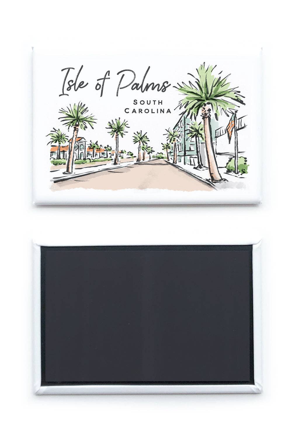 Sherbet Painted Streets - The Isle of Palms Magnet
