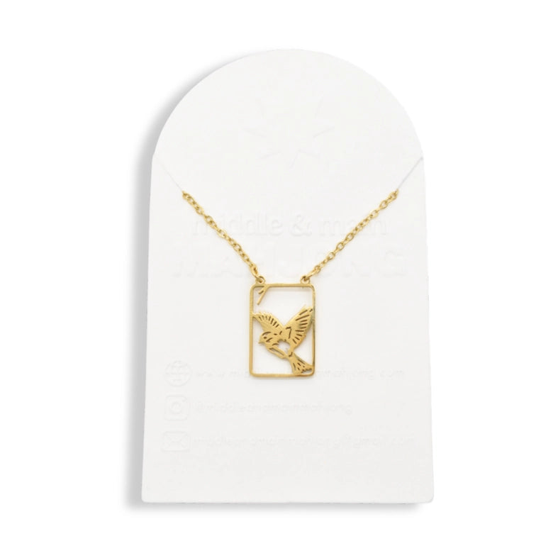 Filigree One Bam Sparrow Necklace