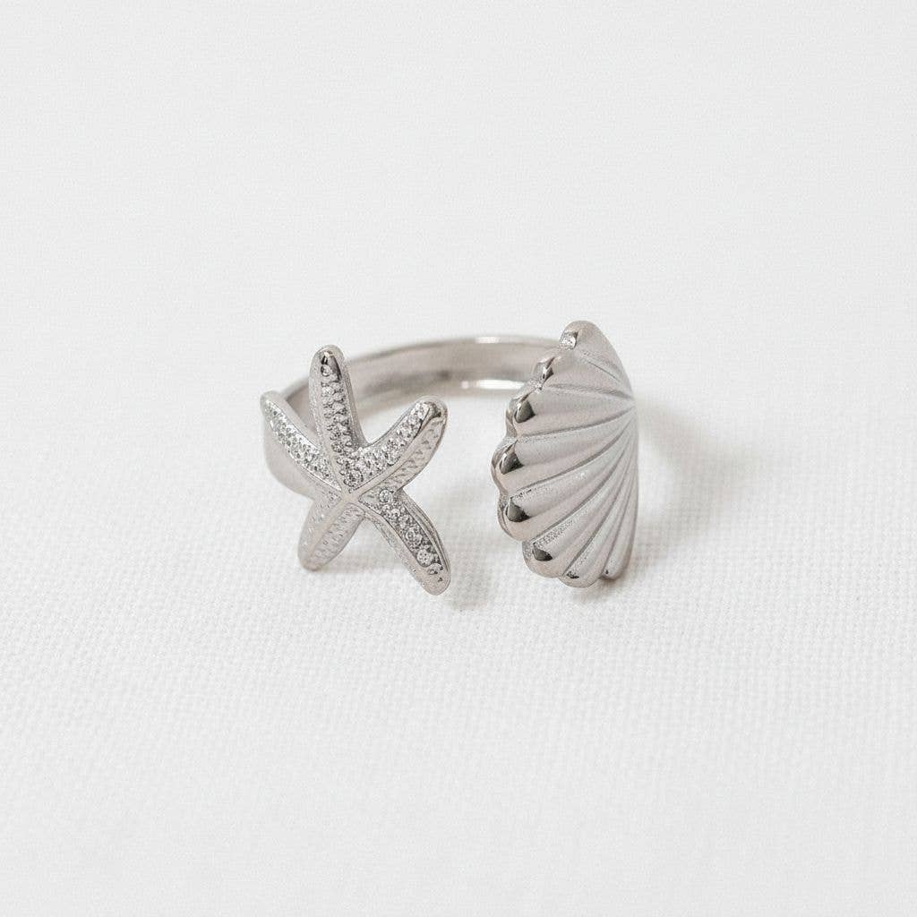 Swirl Shell Ring