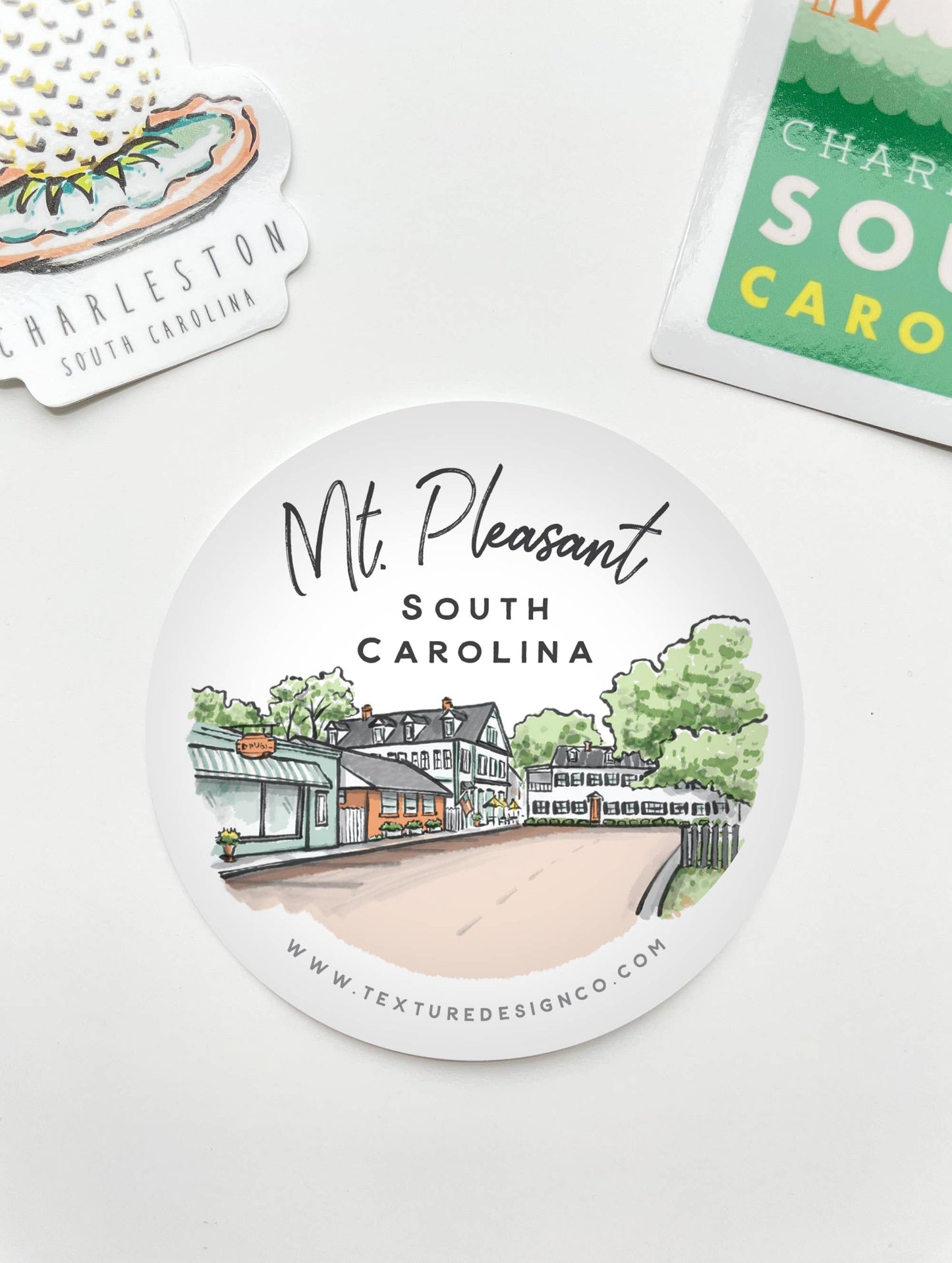 The Mt. Pleasant Sticker - Sherbet Streets Collection