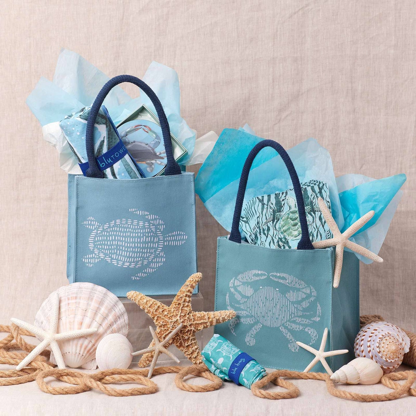 CRAB Itsy Bitsy Reusable Gift Bag Tote