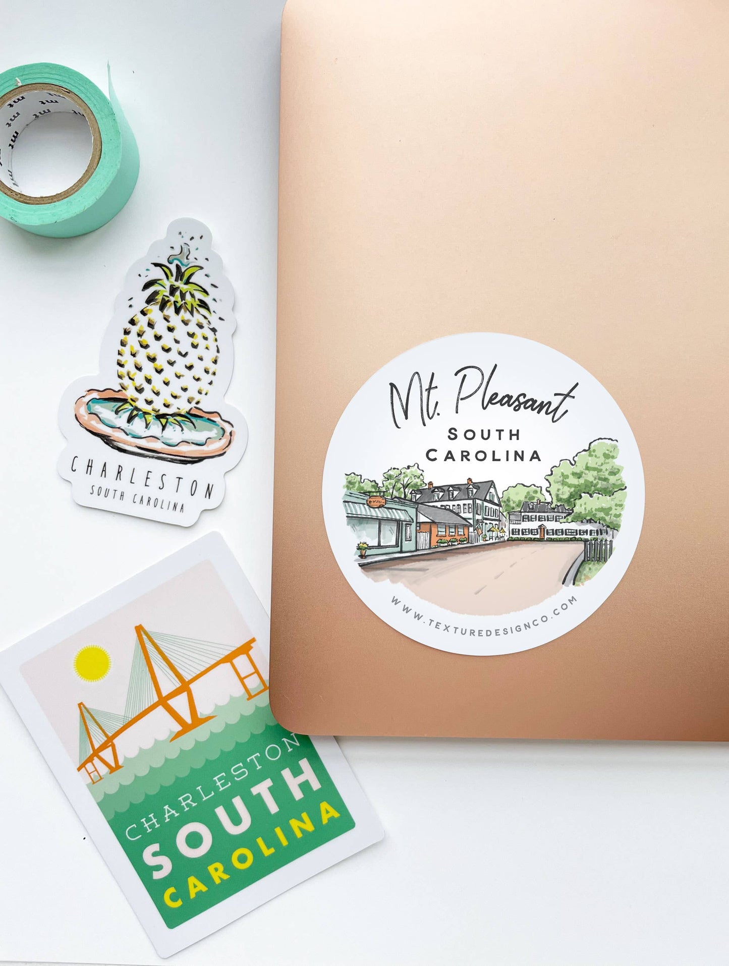 The Mt. Pleasant Sticker - Sherbet Streets Collection