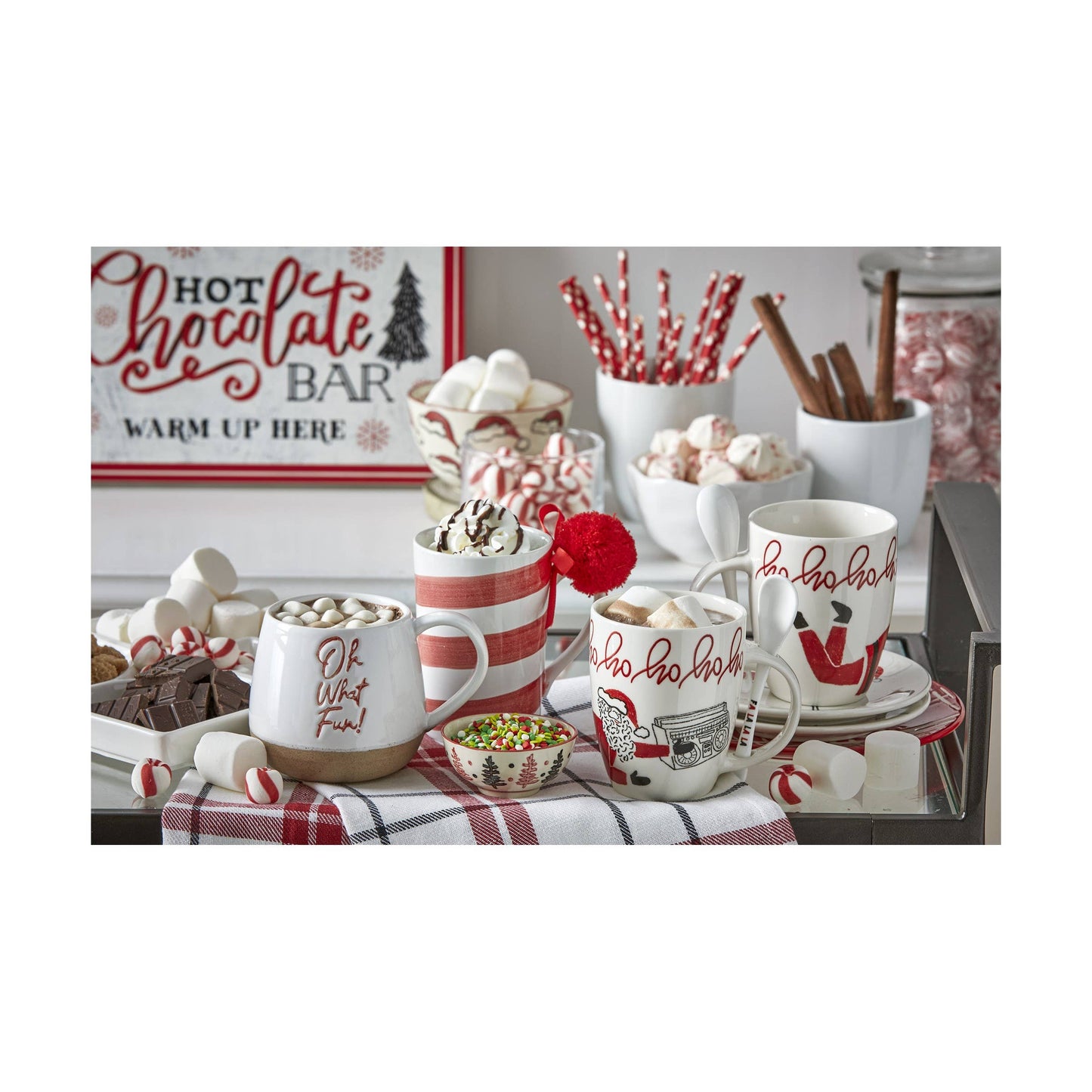 Christmas Oh What Fun! Mug - Red