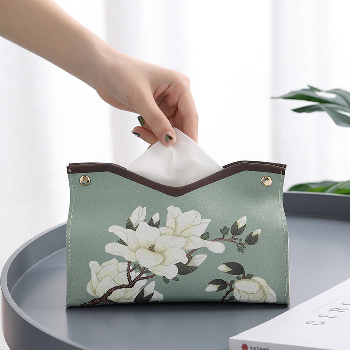 Oil Painting Tissue Box Cover