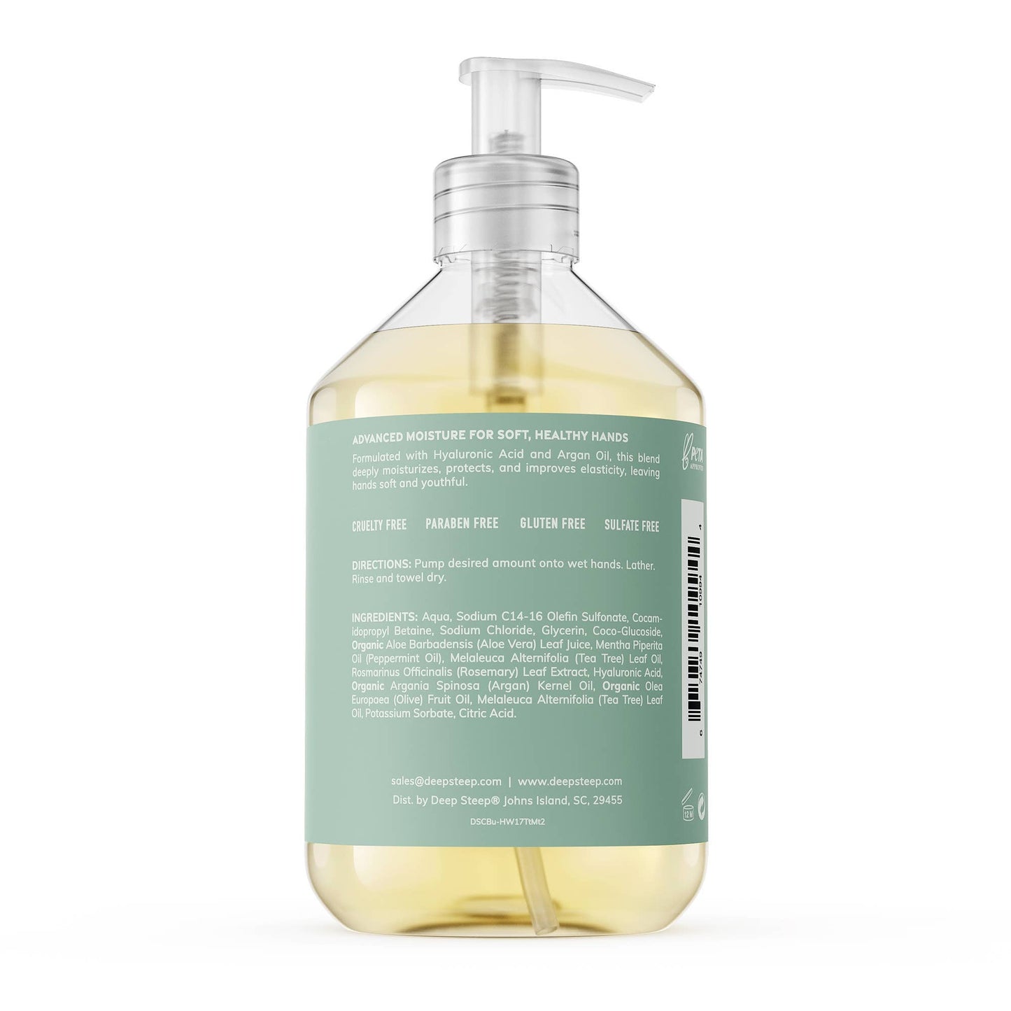 Argan Oil Liquid Hand Wash - Tea Tree Mint 17.6oz