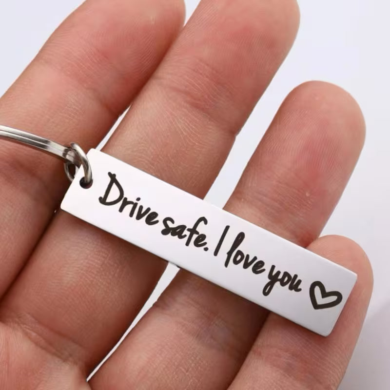Drive Safe Key Ring