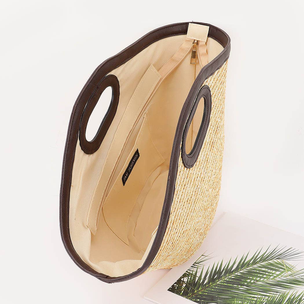 Straw Beach Bag