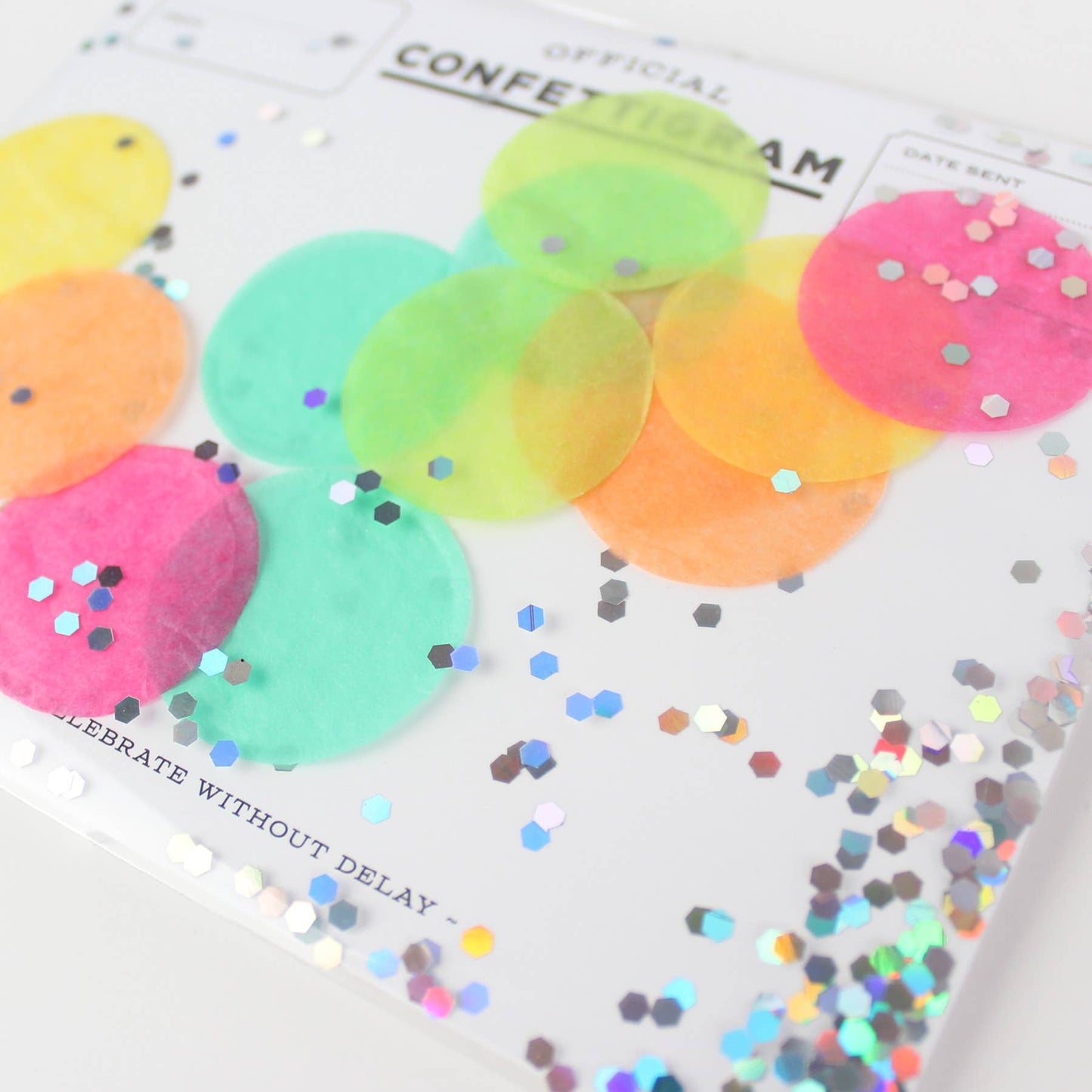 Confettigram Card - Disco - Birthday / Everyday