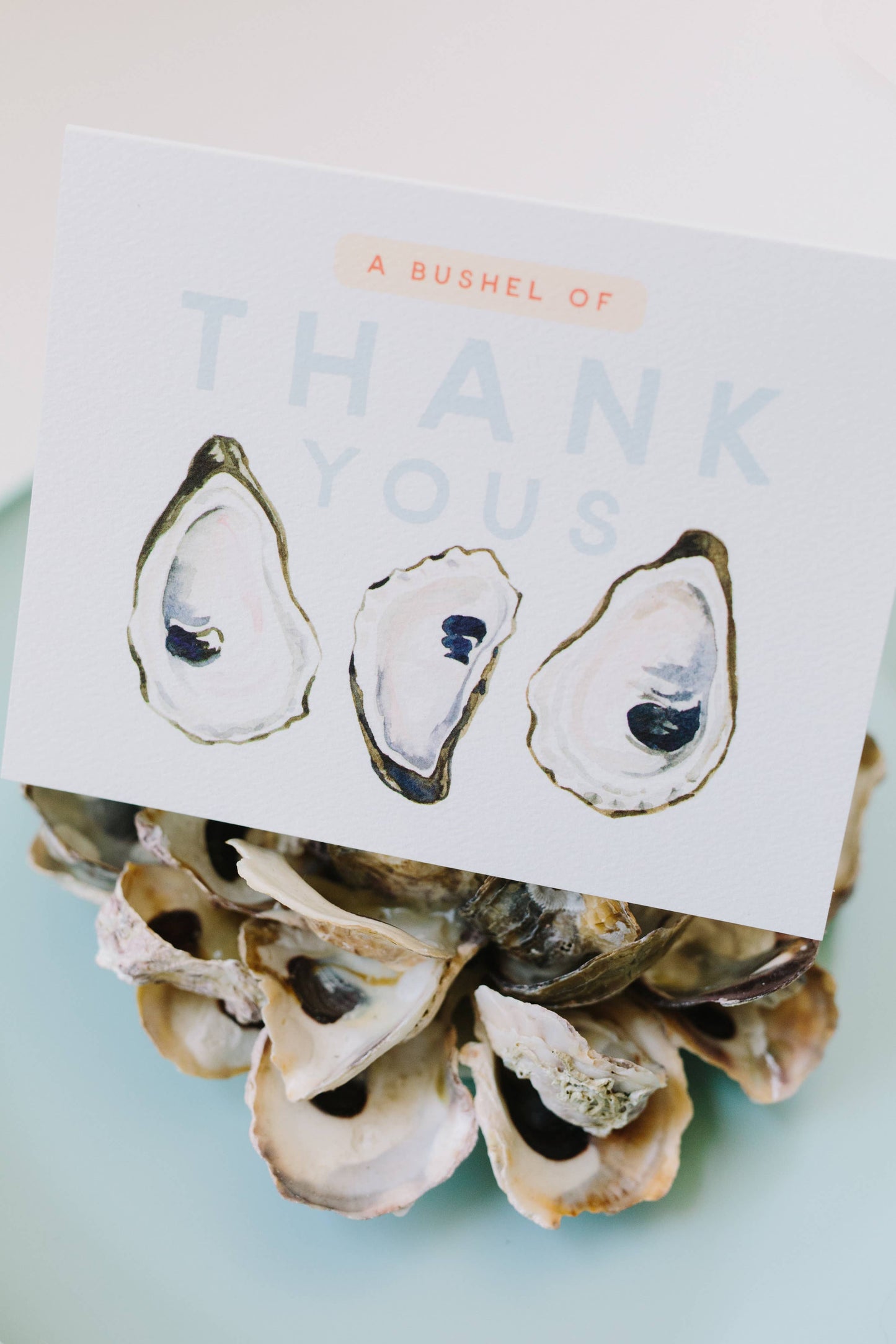 Local Oyster Thank You card
