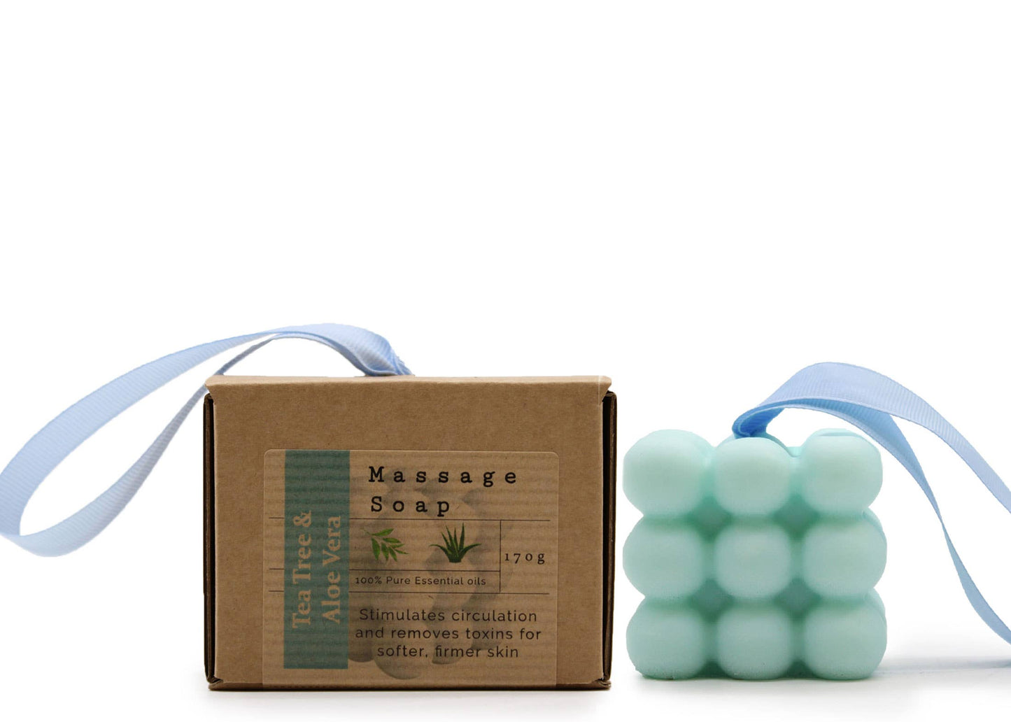 Boxed Single Massage Soaps - Tea Tree & Aloe Vera