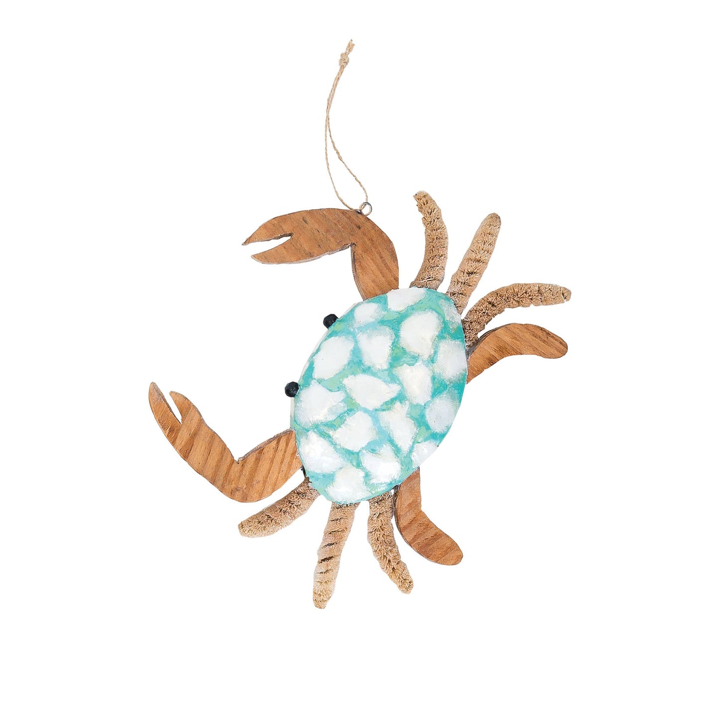 Christmas Mosaic Crab Ornament