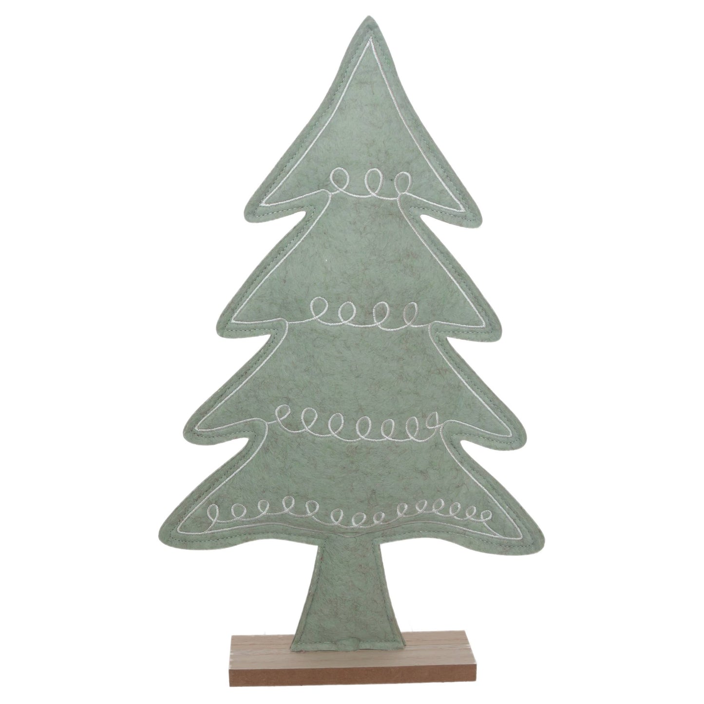 15.5" Swirling Felted Tree Christmas
