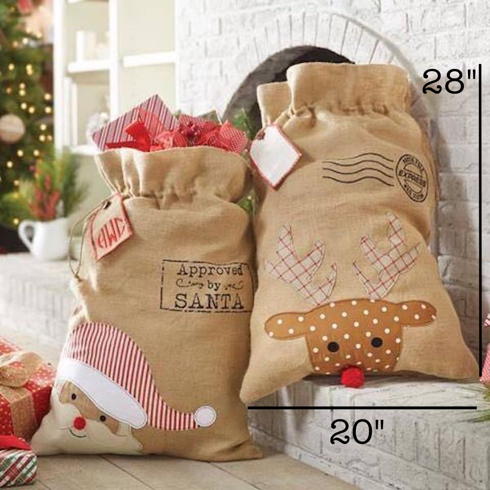 Drawstring Santa Sack | 28” x 20”