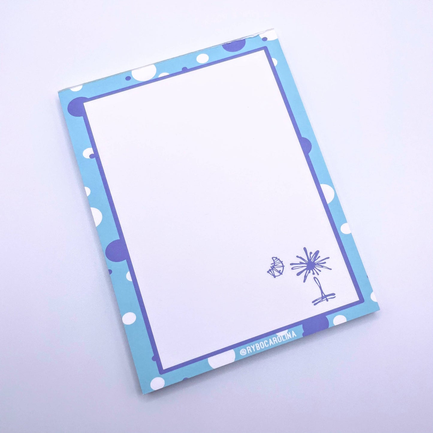 South Carolina Palmetto Tree Polka Dot Notepads