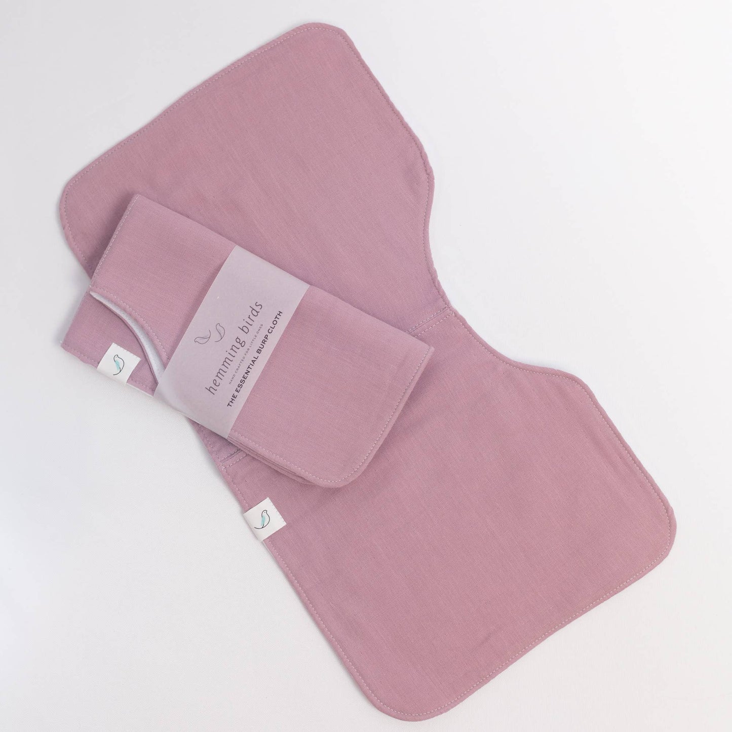 The Essential Burp Cloth -Dusty Rose