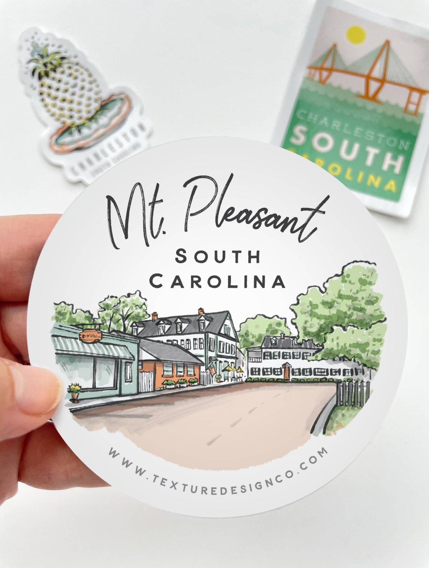 The Mt. Pleasant Sticker - Sherbet Streets Collection