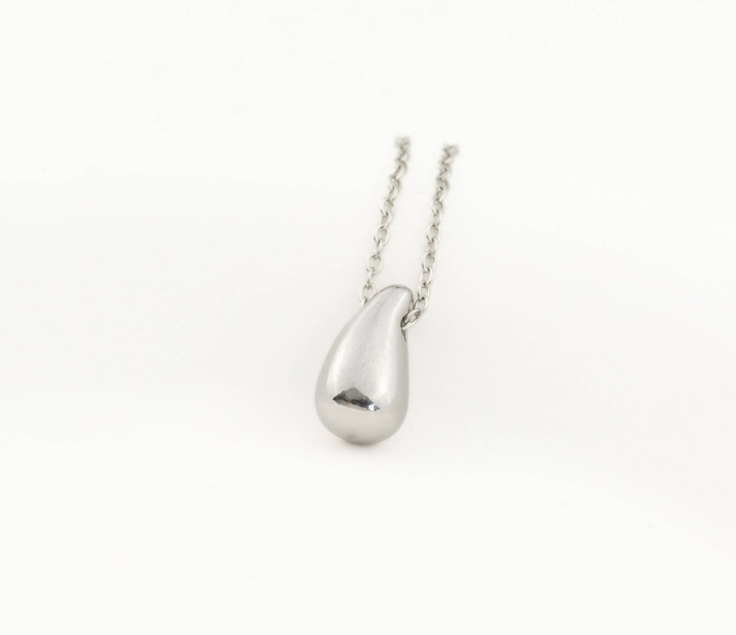 Tear Drop Pendant Necklace - Dainty Droplet Necklace