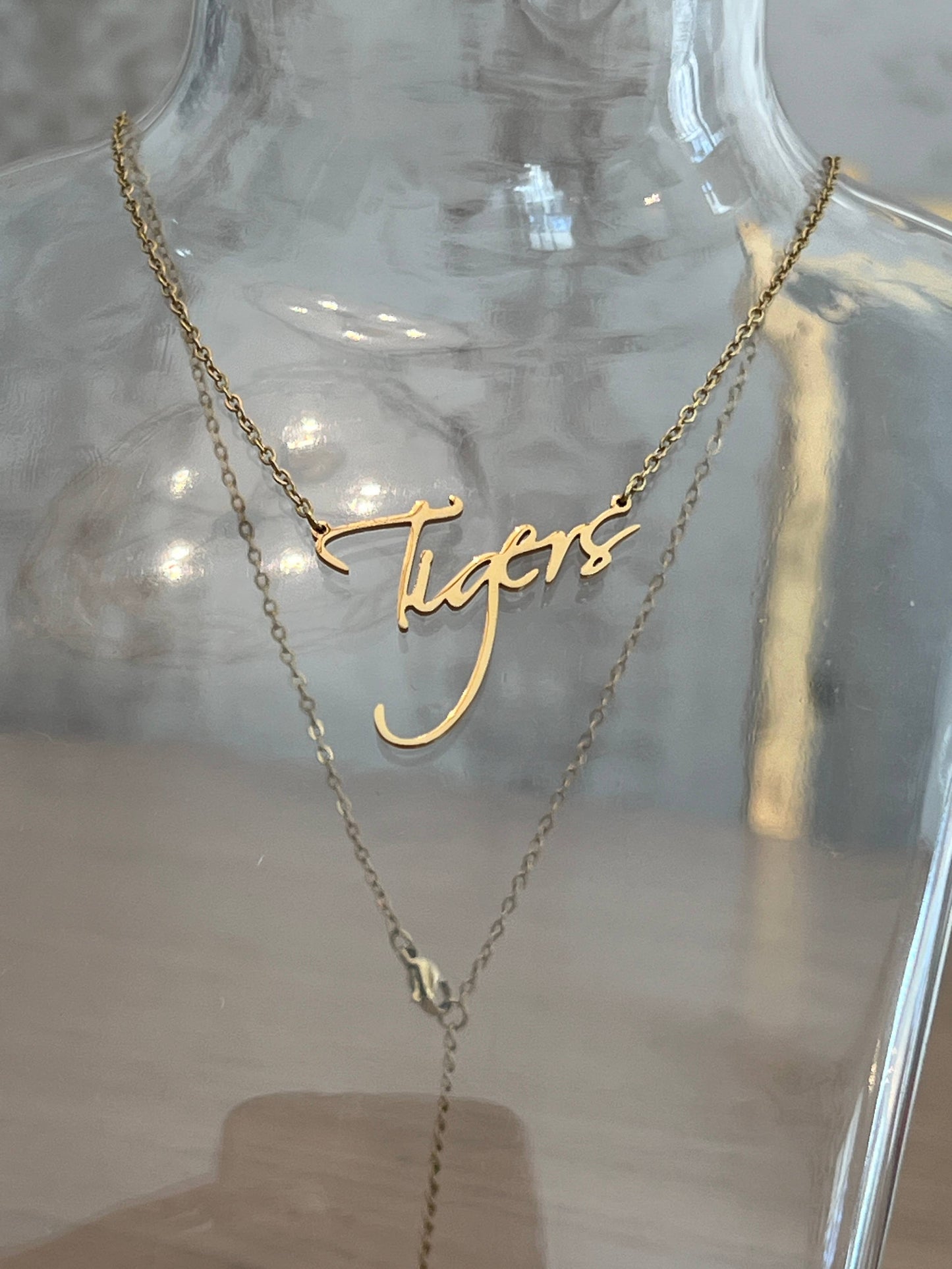 Tigers Name Necklace