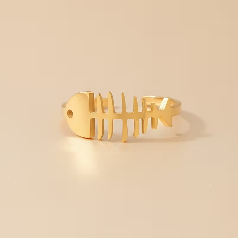 Fishbone Ring