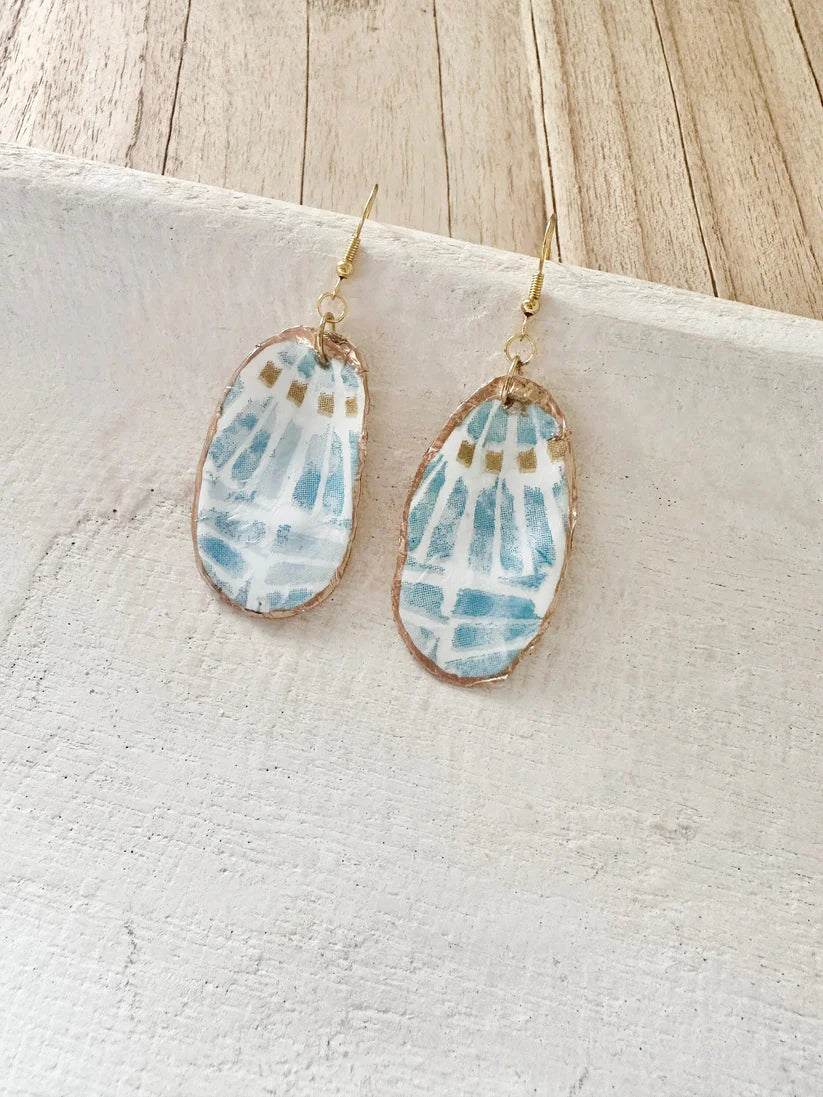 The Folly Oyster Shell Earrings