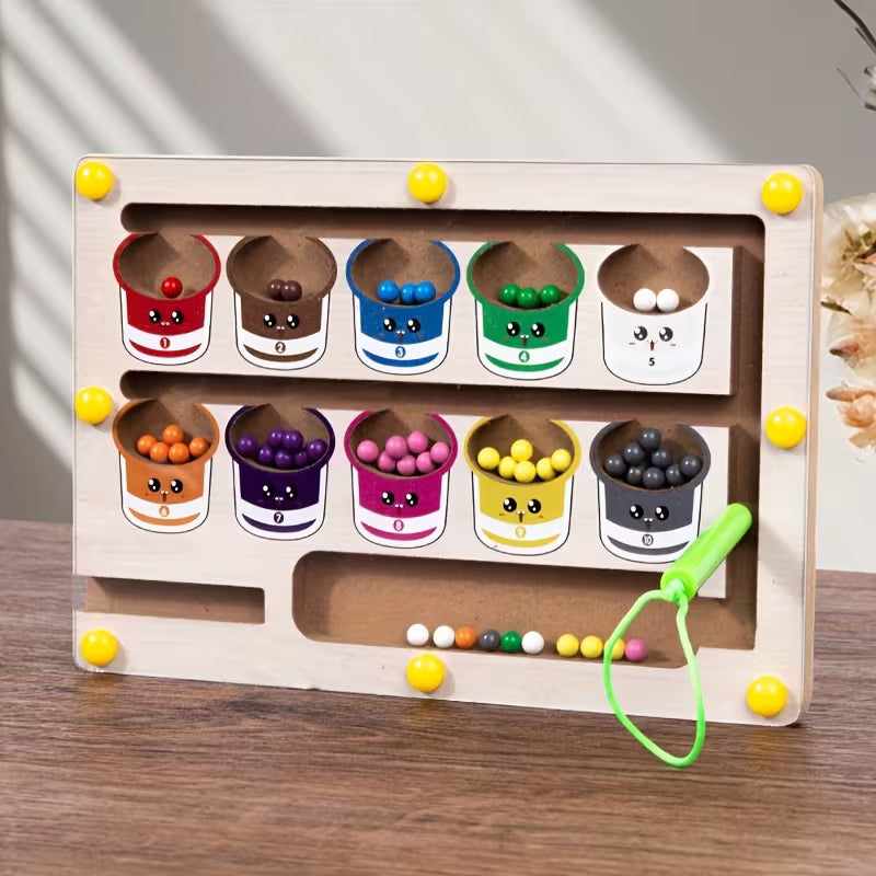 Magnetic Bead Sorting Game