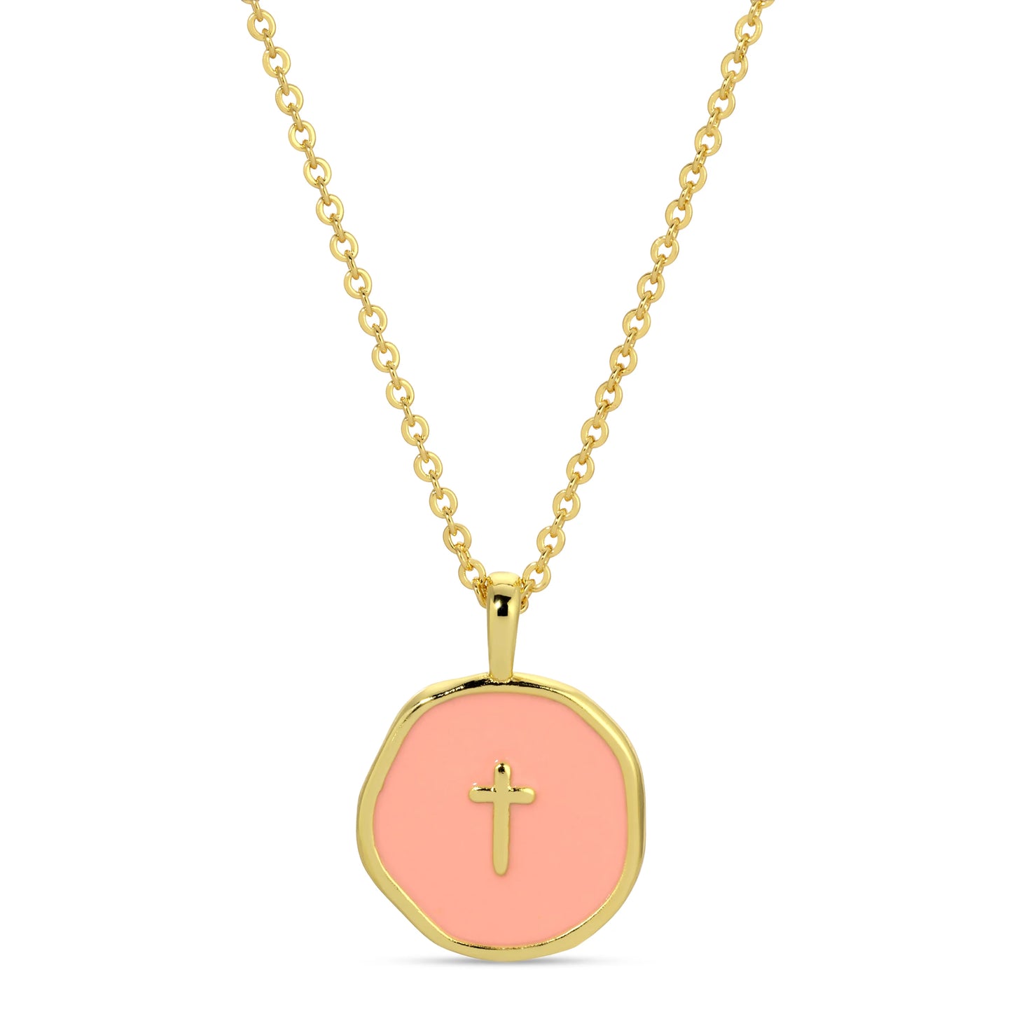 Round Cross Pendant