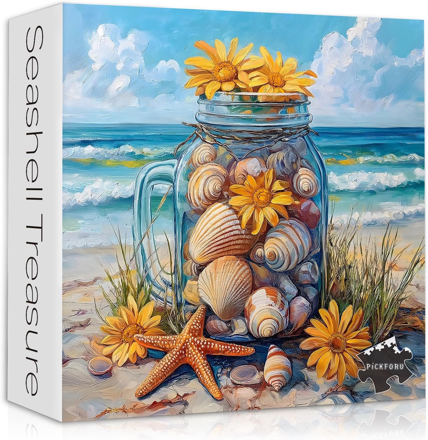 Collecting Seashells 1000 Piece Puzzle