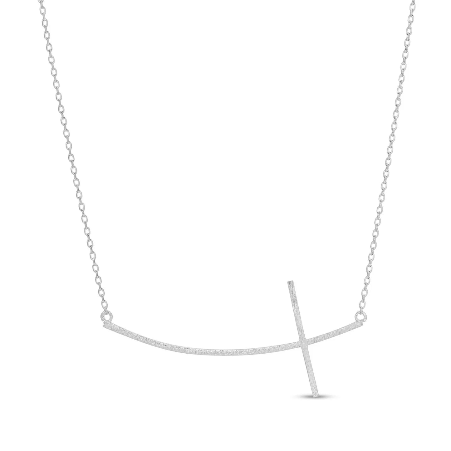 Large Brushed Side Cross