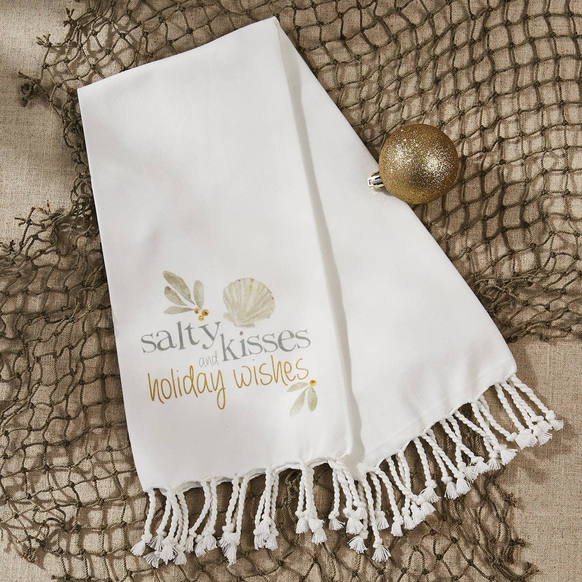 Salty Kisses Decorative Dishtowel