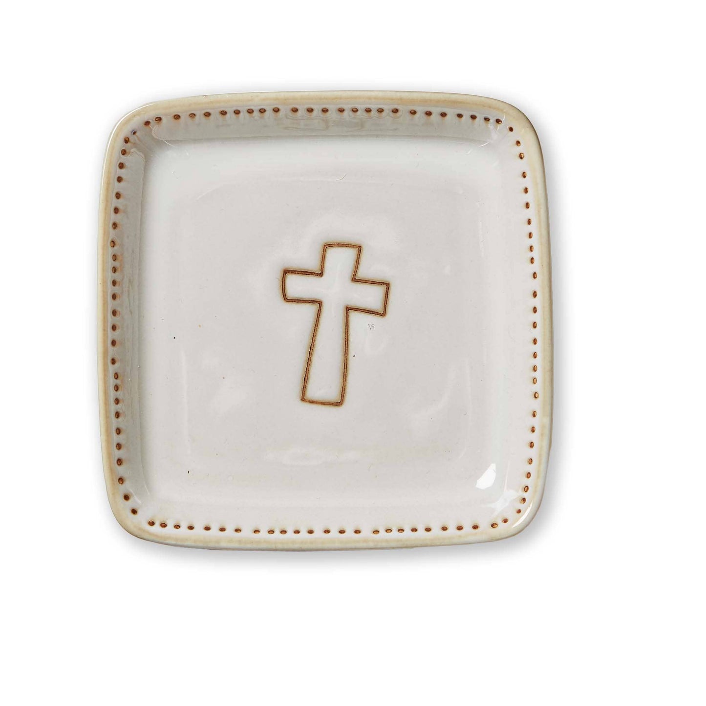 Christmas Cross Trinket Dish