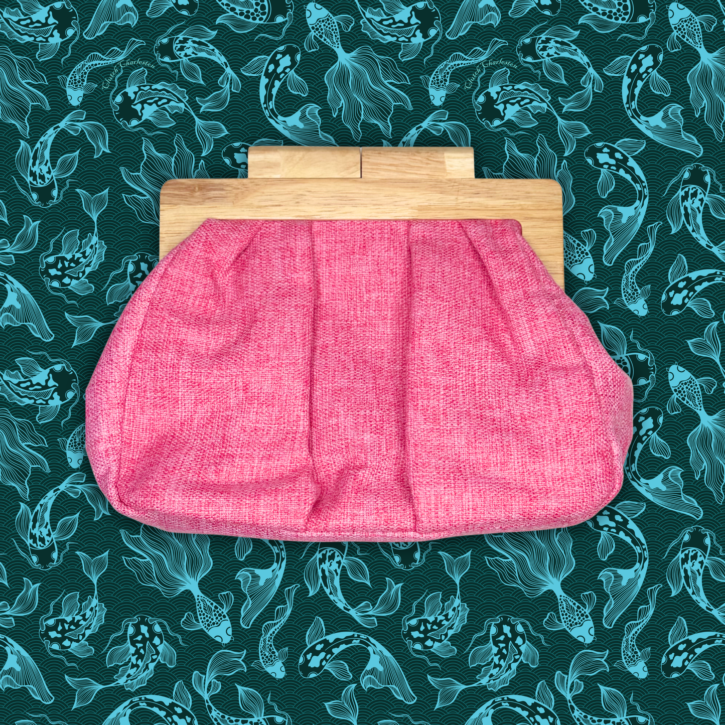 East Bay Clutch- Pink
