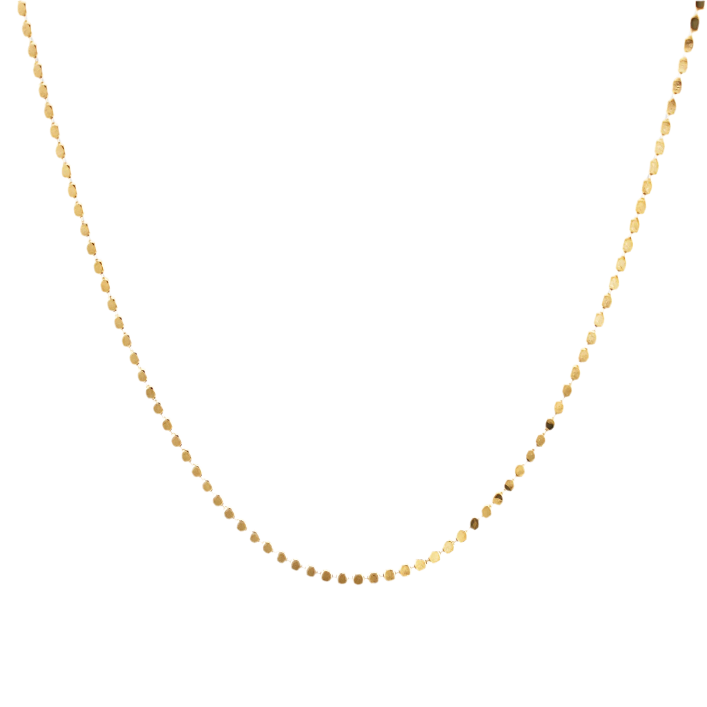 Flat Disc Necklace