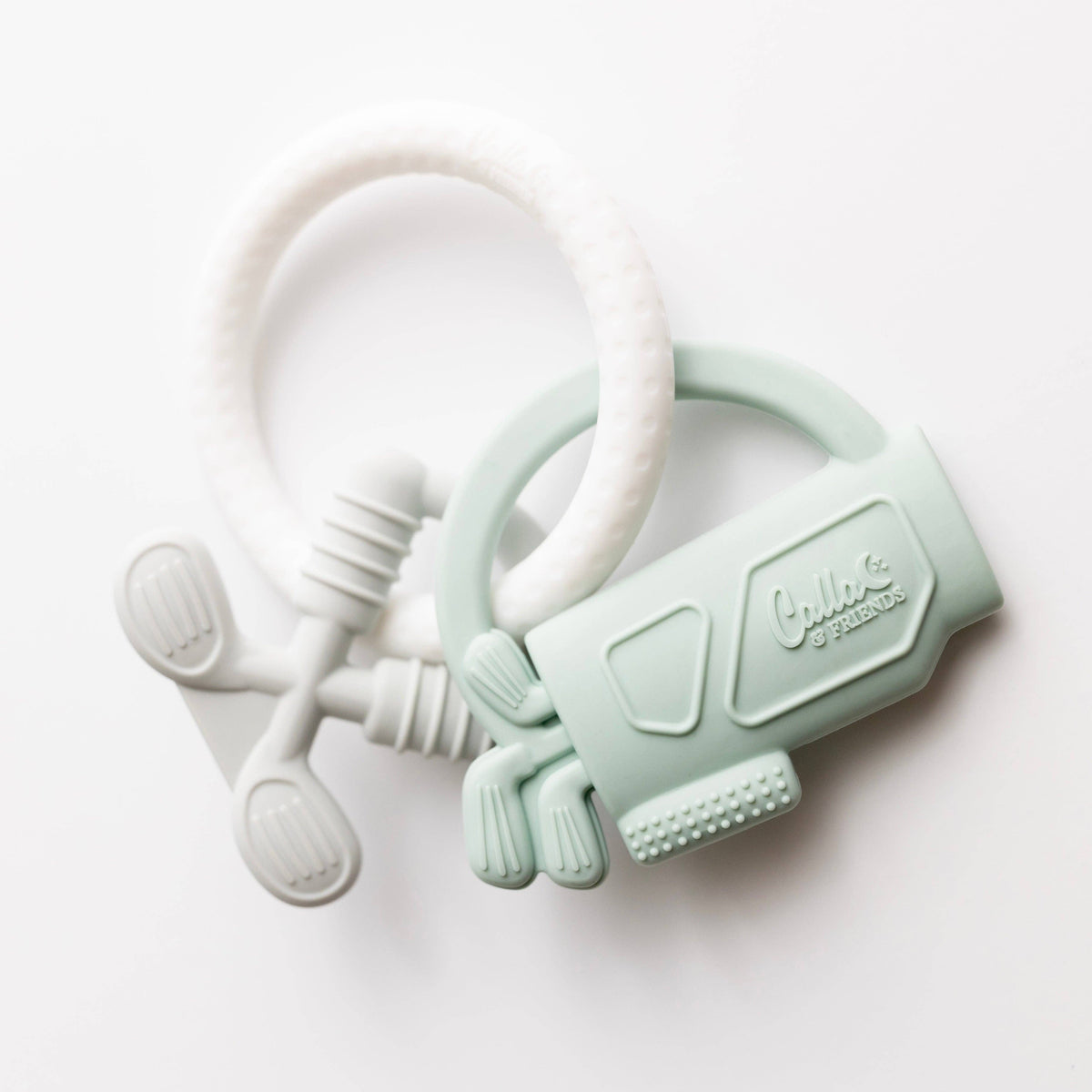 Tee Time Golf Silicone Teether