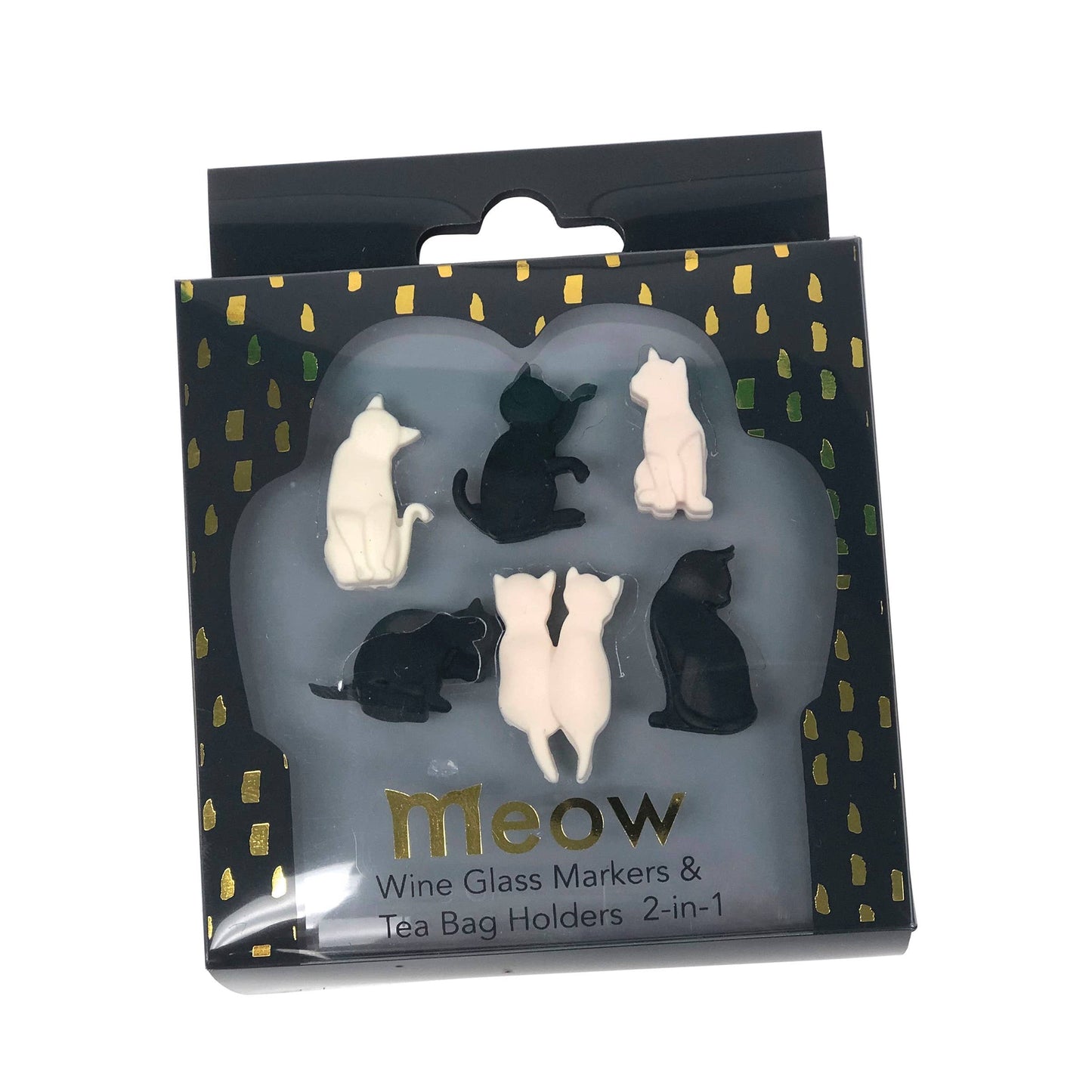 Cat Wine Glass Marker Set