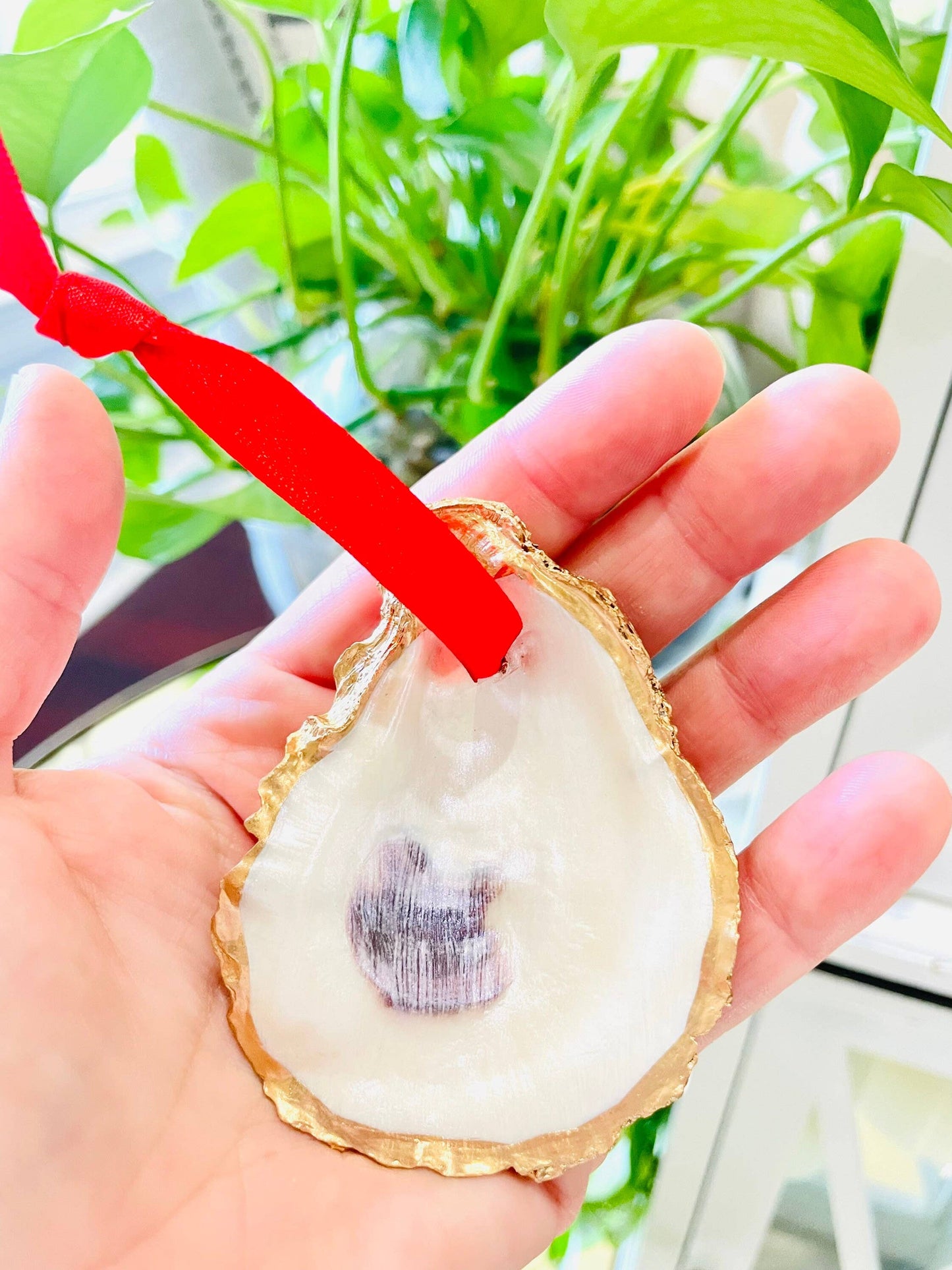 Oyster Shell Ornament