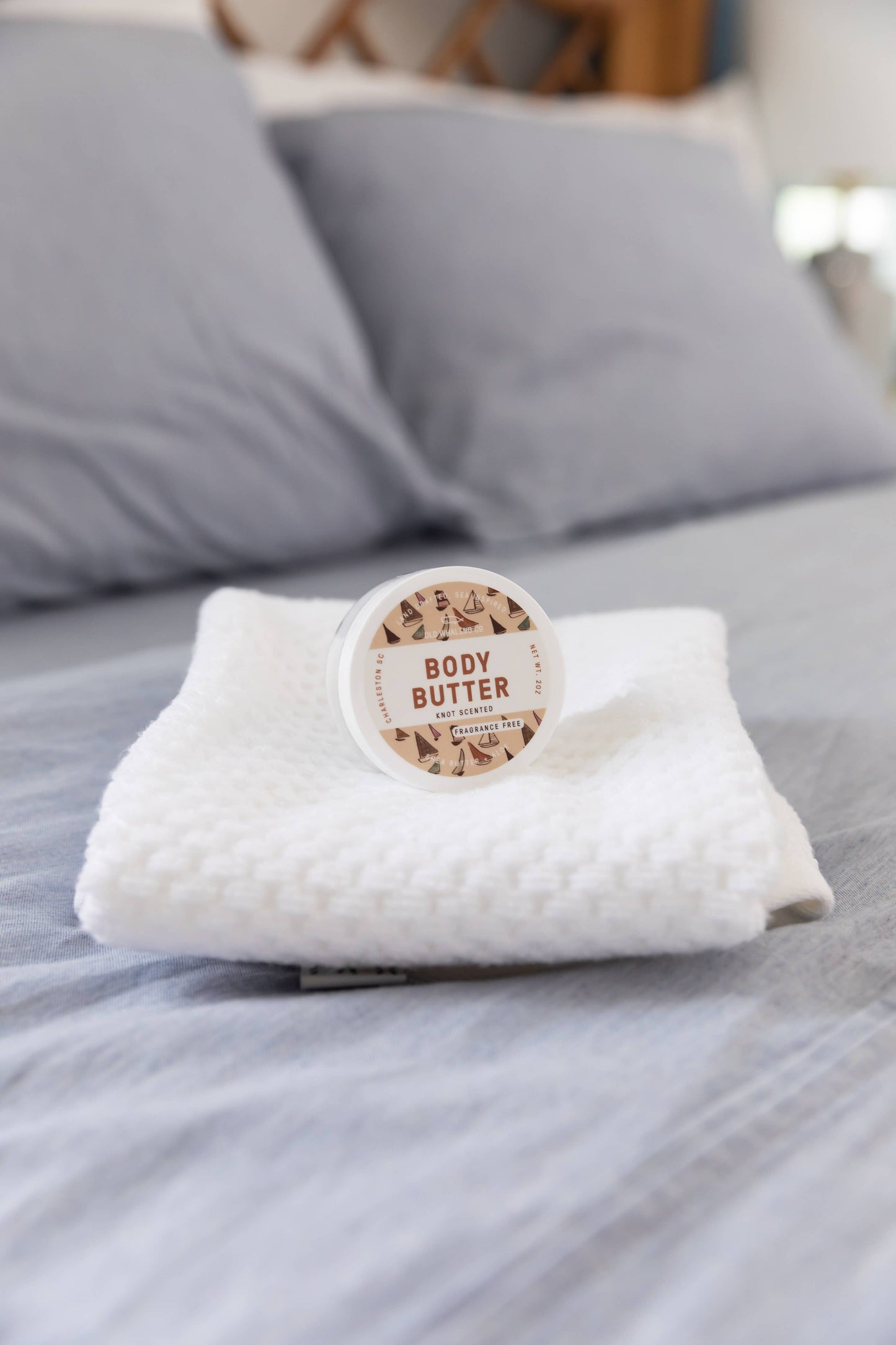 Travel Size Knot Scented (Fragrance Free) Body Butter (2oz)