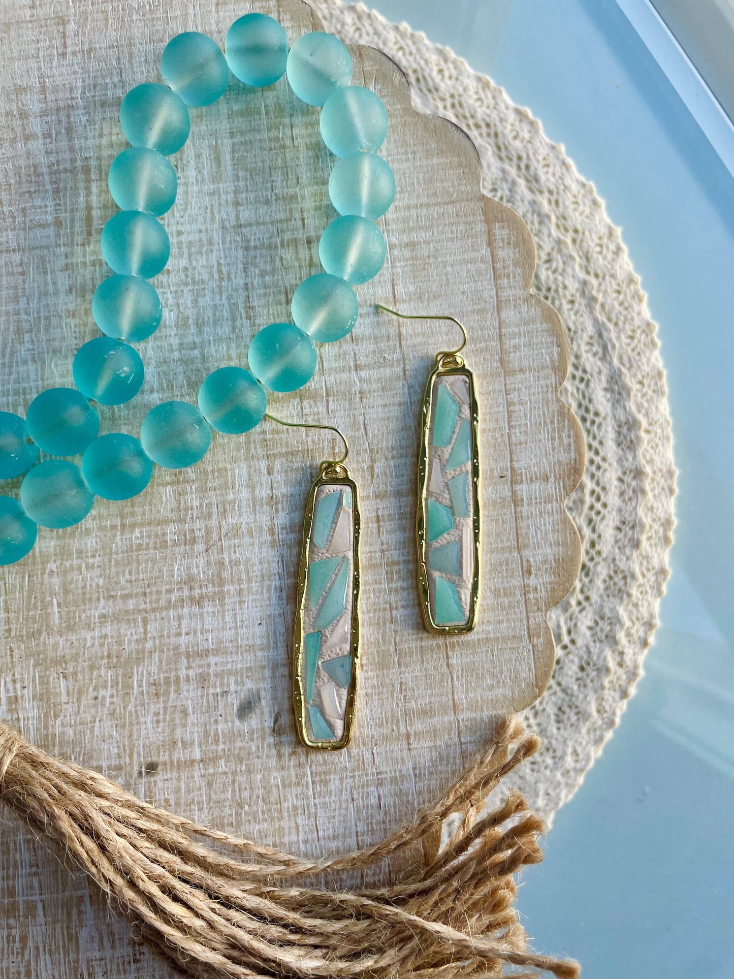 Sea glass Earrings