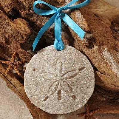 Sand Dollar Sand Ornament