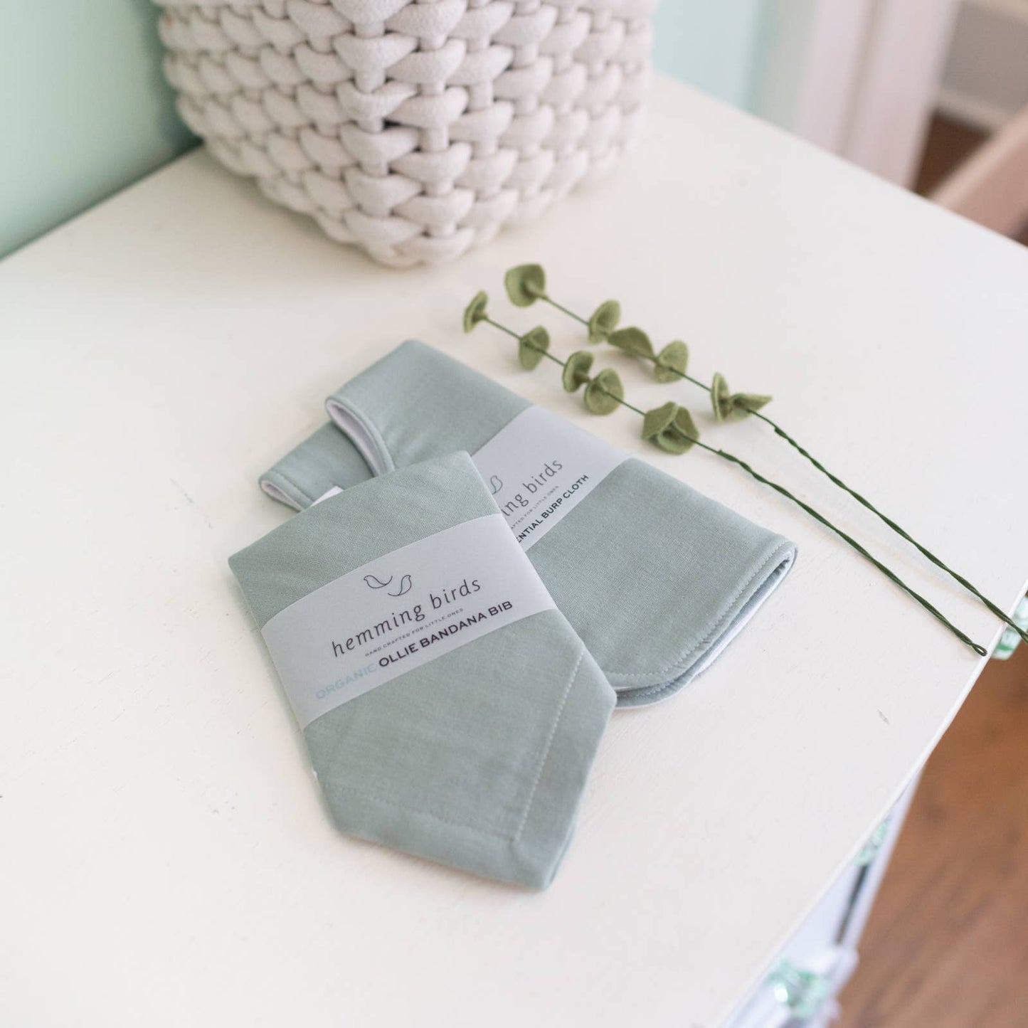 The Essential Burp Cloth - Sage