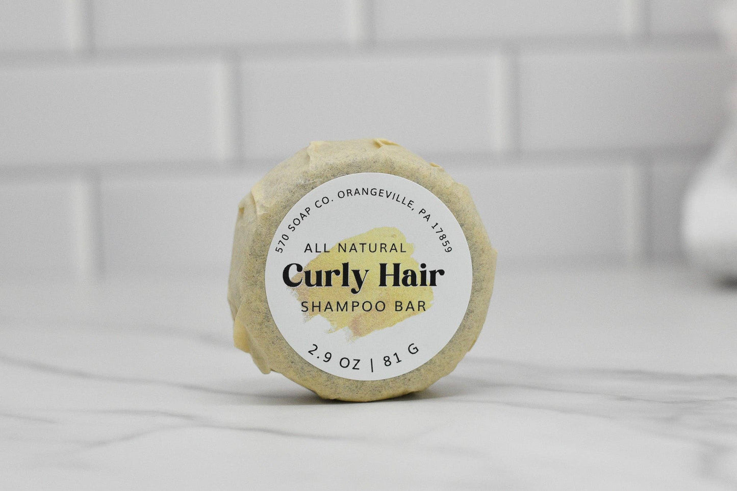 Curly Hair Shampoo Bar - All Natural - Shampoo Bar for Curly Hair