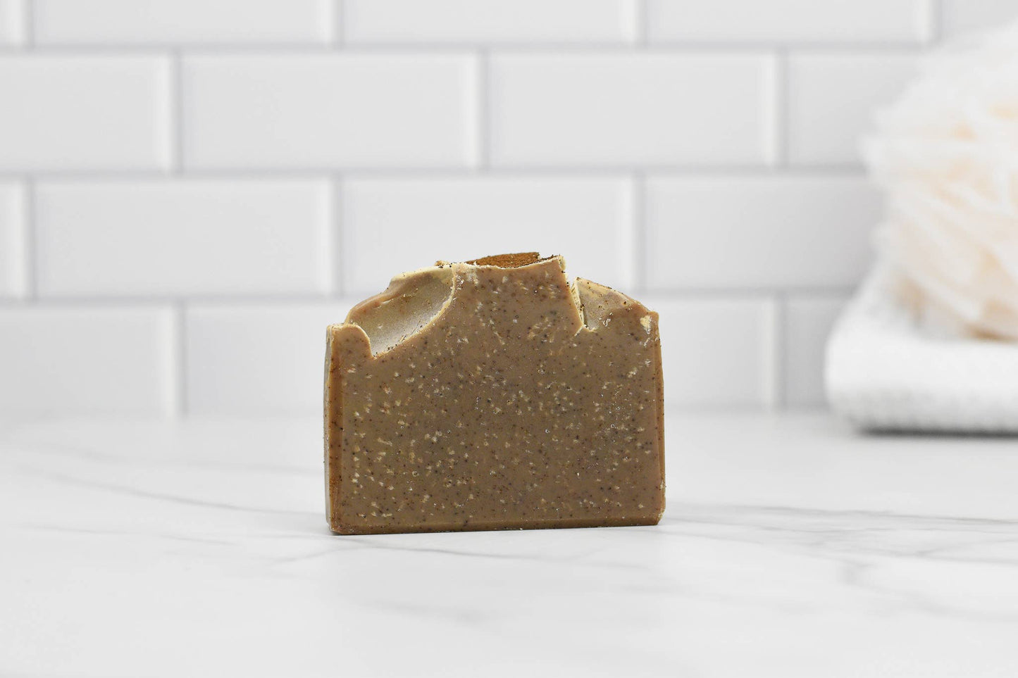 Coffee Scrub Bar Soap: Wood Shelf Cafe Coffee