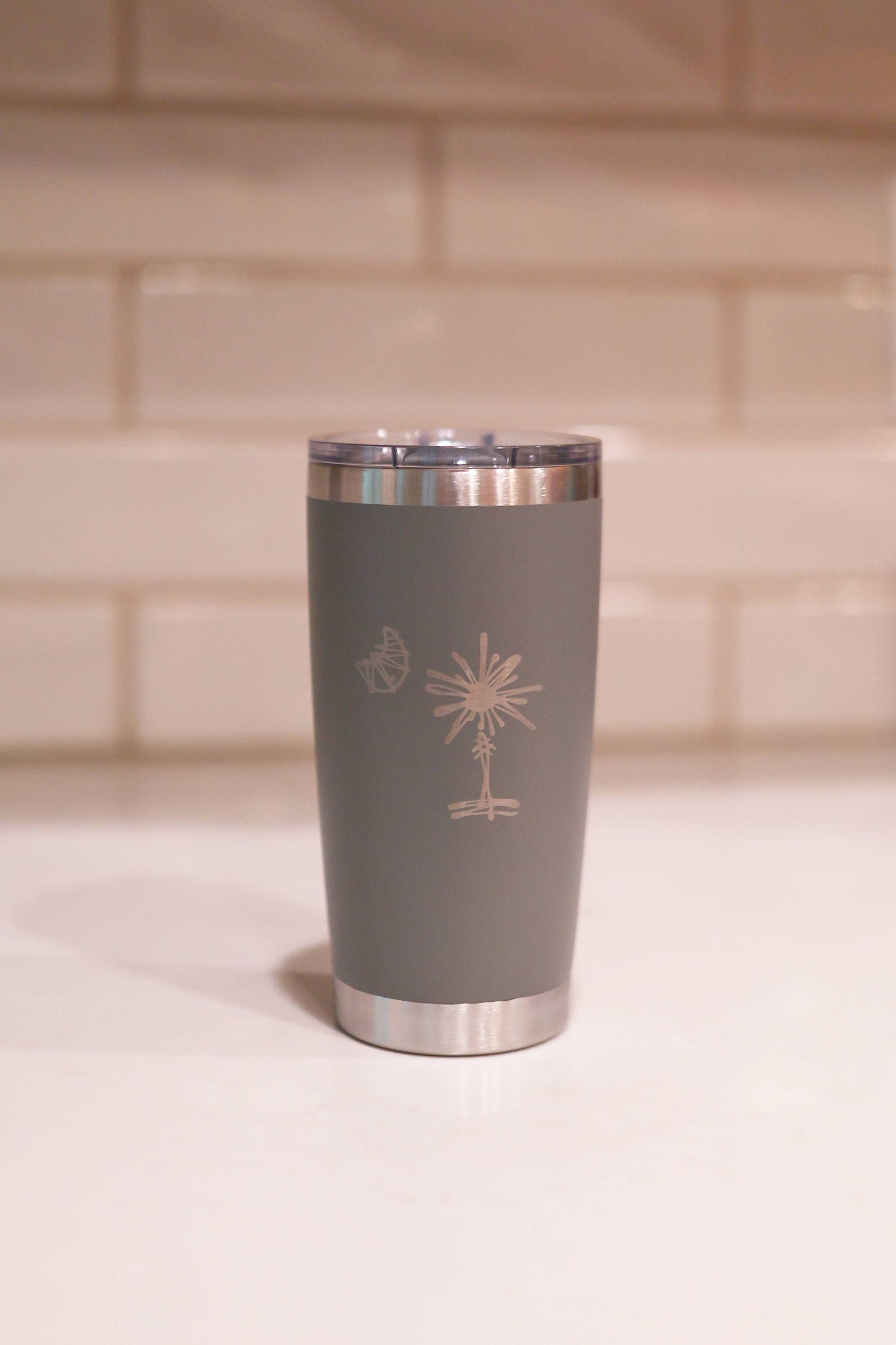 South Carolina Palmetto Tree 20oz Stainless Steel Tumblers