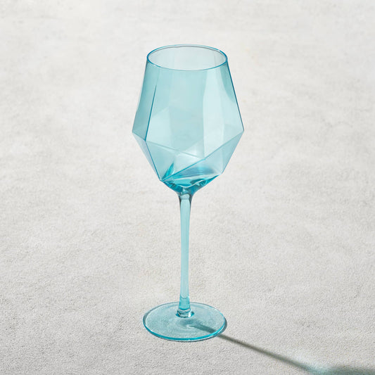 Sparkle, Blue, Wine Glass, 22 Oz