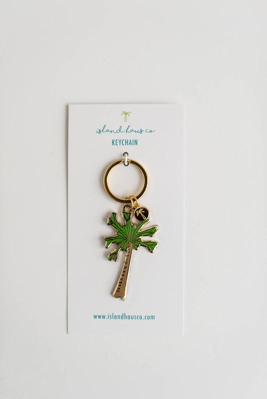Palm Tree Keychain